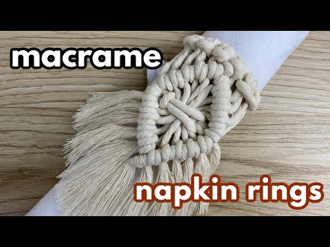 Macrame Placemat Tutorial Only 2 Knots