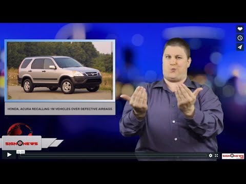 Honda, Acura recalling 1M vehicles over defective airbags (ASL - 3.13.19)