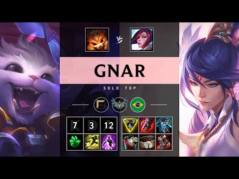 Gnar Top vs Fiora - BR Challenger Patch 25.12