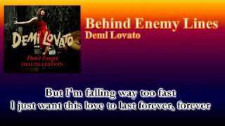 12 Behind Enemy Lines - Demi Lovato with Lyrics on Screen (Studio/CD Version)