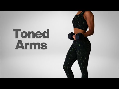 15 Minute Toned Arms Workout (Dumbbells | Sculpt Arms + Shoulder Burn at Home)