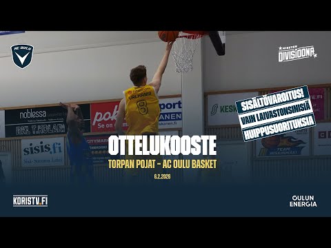 Ottelukooste: Torpan Pojat – AC Oulu Basket 6.2.2026