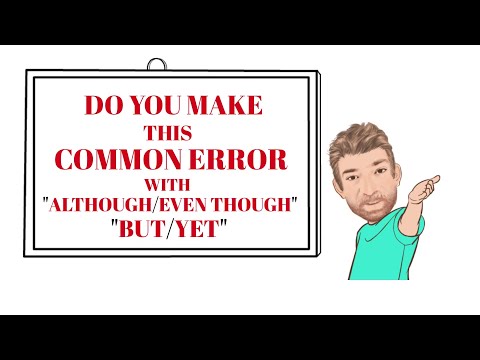 Do You Make This Common Error with Although and But or Yet - Commons Errors (49) Tutor Nick P