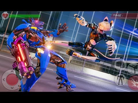 Amazing Cat Robot Car Transformation | Rescue City Cat Robot Car Android GamePlay | By Game Crazy