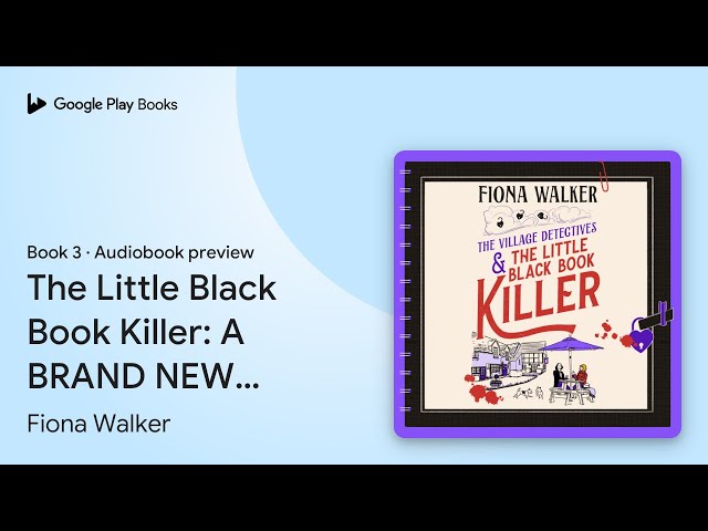 Vídeo relacionado con The Little Black Book Killer: A Cozy Mystery Where Love, Lies & Murder Collide in a Close-Knit Community (English Edition)