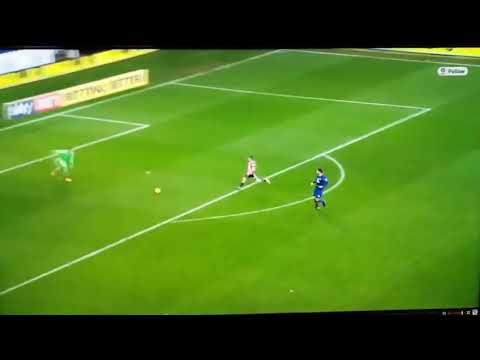 Neal Maupay Open Goal Miss