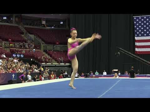 Kara Eaker - Floor Exercise - 2018 GK U.S. Classic - Senior Competition
