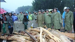 Phó Thủ tướng Trần Hồng Hà kiểm tra công tác khắc phục sạt lở trên tuyến cao tốc La Sơn – Hòa Liên