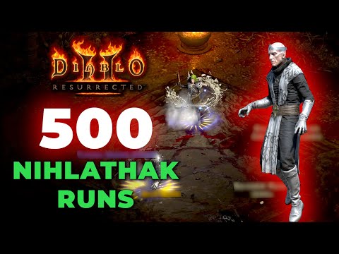 Can Nihlathak drop GGs? - 500 Runs for Key Farming! - Diablo 2 Resurrected