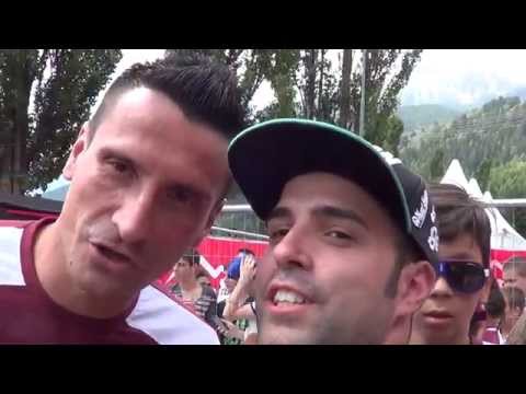 RITIRO TORINO FC BORMIO LUGLIO 2015 SALUTO DA LUCA CASTELLAZZI