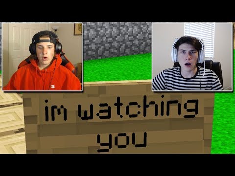 Trolling 2 Streamers that think they are alone on minecraft...