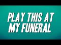 Nino Paid Play This At My Funeral Ft Polo G Lyrics