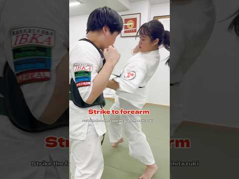 【前腕破壊💥突き】Forearm Destroying Strike #大谷道場 #空手 #karate #kyokushin #martialarts #shorts