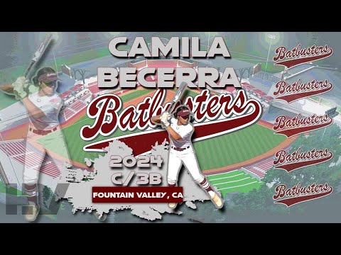 2024 Camila Becerra Catcher and Third Base, Softball Skills Video - Batbusters Aldrich