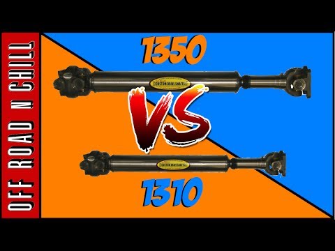 Difference Between Tom Woods 1310 VS 1350 / Jeep Wrangler Driveshaft Battle