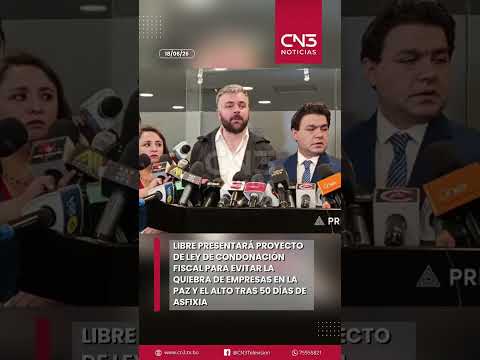 Alianza Libre plantea condonación fiscal para La Paz