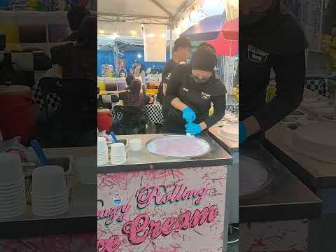 Rolling Ice cream here in Bandar #buhayofw #goodvibes