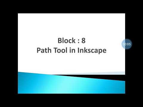 Class 5th Block - 8 PATH TOOL IN INKSCAPE