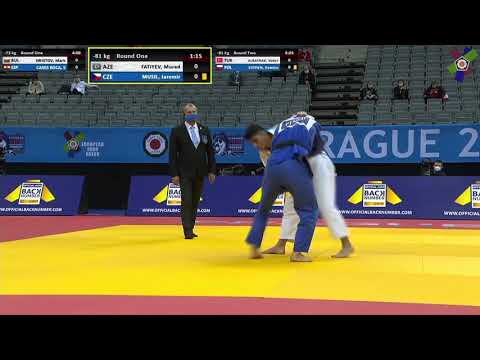 2020 Praha 1 K 81 kg Fatiyev Murad AZE vs  Musil Jaromír CZE