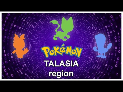 Pokemon Talasia region ● Fakemon ● Design by maumesdex