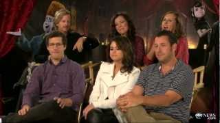 Selena Gomez, Adam Sandler, Andy Samberg, David Spade, Molly Shannon on 'Hotel Translylvania' video