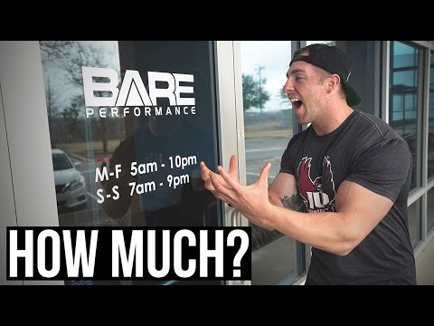 Der Preis für die Eröffnung meines Fitnessstudios