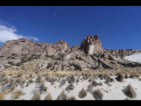 The Road from Potosi to Uyuni, Bolivia