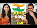 10 BEST PLACES TO VISIT IN INDIA - Travel Video REACTION!!!