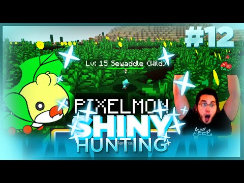 INSANE SHINY SEWADDLE!! Live Reaction! Pixelmon Minecraft Shiny Pokemon! #12