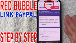 ✅  How To Link Or Connect Paypal To Redbubble 🔴