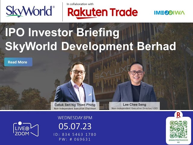 Rakuten Trade Ideas 🎯 Webinar - SkyWorld Development Bhd