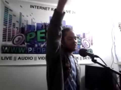 SkillinJah live freestyle on The People Station in NYC