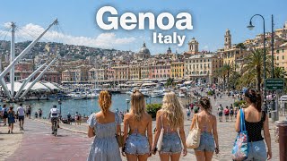 Genoa Italy 🇮🇹 — Old Port, Narrow Alleys & Ligurian City 4K HDR Walking Tour