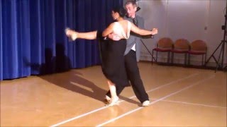 Carina Quiroga & Arttu Artkoski dancing Cielito lindo at Helatango 2016