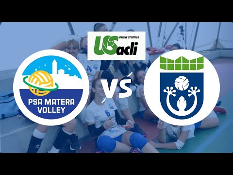 US Acli: GIORNATA SPORTIVA PALLAVOLO FEMMINILE - PSA Matera Volley vs Volley Matera (2-0)