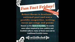 Fun Fact Friday - Robert Burns