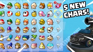 5 NEW SECRET CHARACTERS FOR MARIO KART 8 DELUXE! 🍄 MARIO KART CHRISTMAS UPDATE