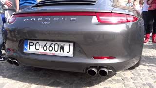 preview picture of video 'Porsche 911 4S sound - Top Gear 2013 Poland Kazimierz Dolny'