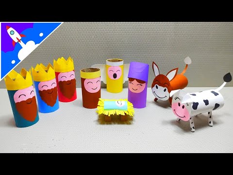 Como fazer um presépio fácil - Decoração de Natal