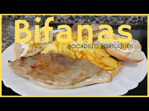😋Como hacer BIFANAS PORTUGUESAS 2023|Receta de bifanas portuguesas| bocadillo de bifanas 🥪