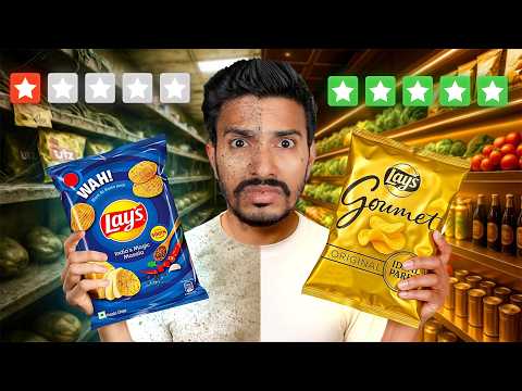 We Tried 1star vs 5 star Supermarket Food ! Shocking Results😱