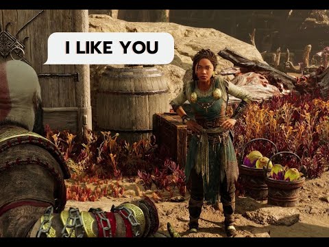 GOD OF WAR RAGNAROK│Kratos vs Freya really wants Atreus to marry Angrboda🥰│4K Cutscenes #kratos