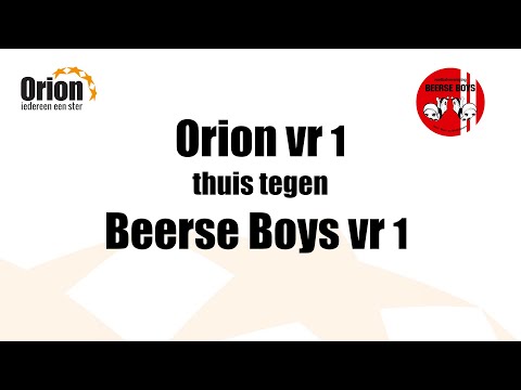 Orion VR1 vs  Beerse Boys VR1 (19 mrt 2023)