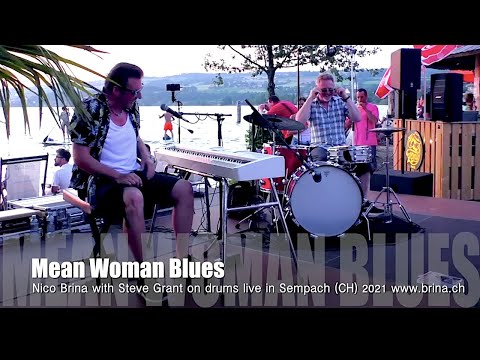 MEAN WOMAN BLUES - NICO BRINA (drums: Steve Grant) LIVE, SEMPACH 2021 rockandroll boogiewoogiepiano