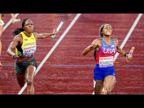 Women's 4×100m Relay Race Final Tokyo World Athletics Championships 2025, USA Wins 4×100m