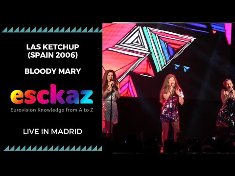 ESCKAZ in Madrid: Las Ketchup (Spain 2006) - Bloody Mary (at Welcome PrePartyES 2019)
