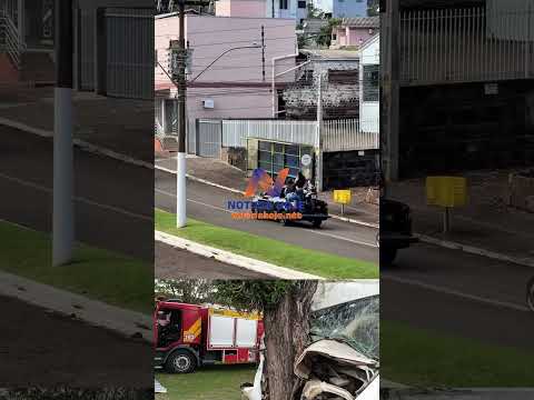 NOVA ERECHIM SC. Passageiro de caminhão que bateu contra árvore morre no hospital.