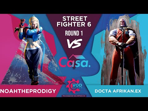 NoahTheProdigy (Cammy) vs Docta Afrikan.EX (JP) - Round 1 - Casa Presents: The KickBack #12