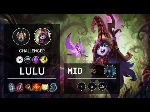 Lulu Mid vs Kalista - KR Challenger Patch 10.15
