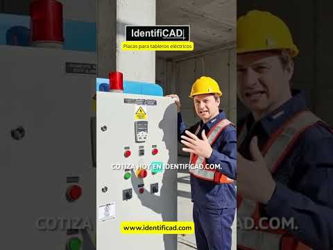 Placas Técnicas de Identificación para Tableros Eléctricos Industriales |  #tableroselectricos